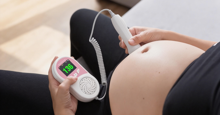 Contec Fetal Doppler 10B – A Portable Device for Fetal Heart Rate Detection and Monitoring