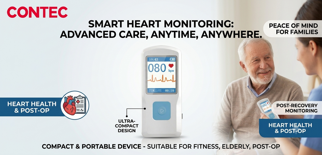 Contec ECG Monitor-PM10: Reliable Cardiac Monitoring for Modern Healthcare
