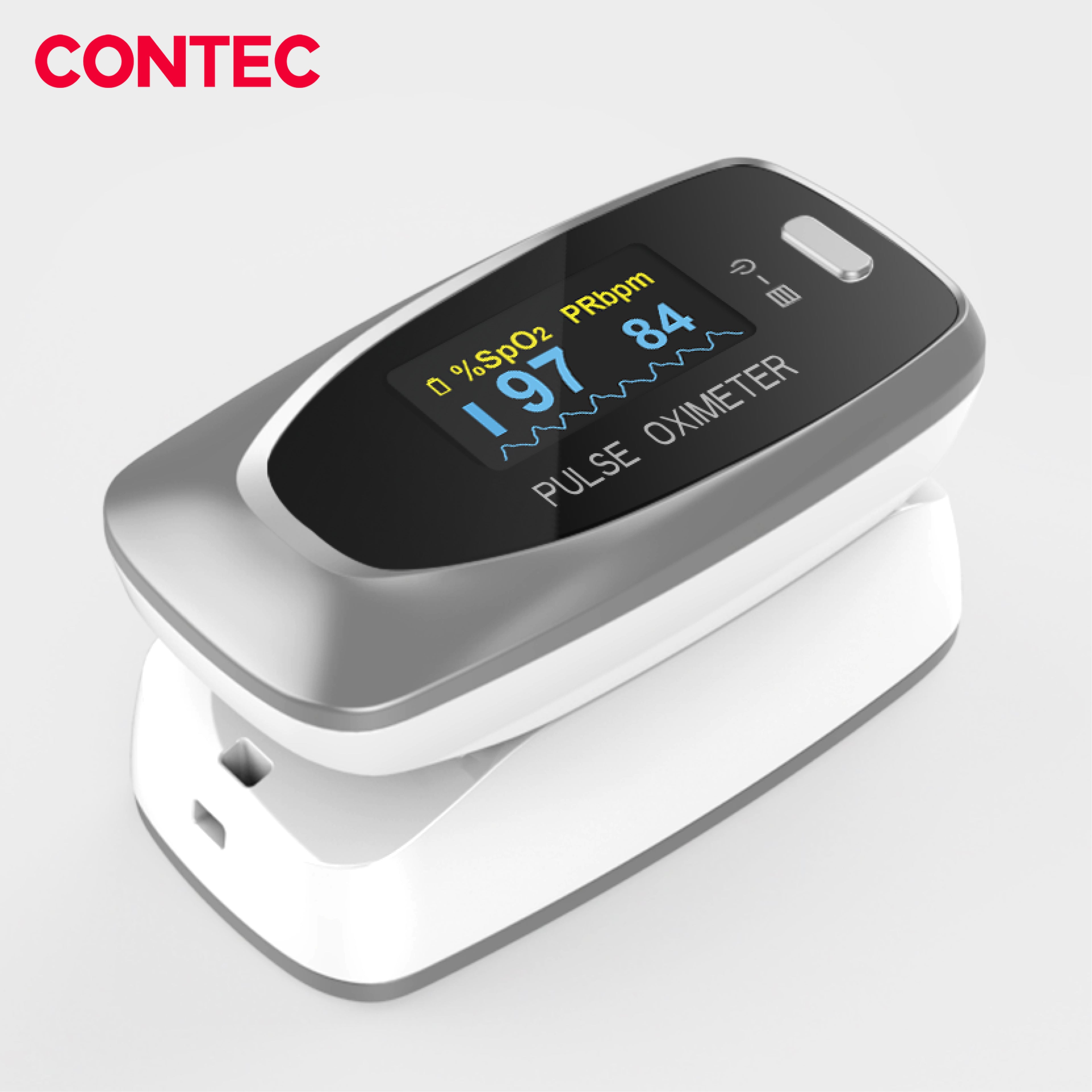 CMS50D2 Fingertip Pulse Oximeter – SpO₂, Pulse Rate & Perfusion Index Monitor.
