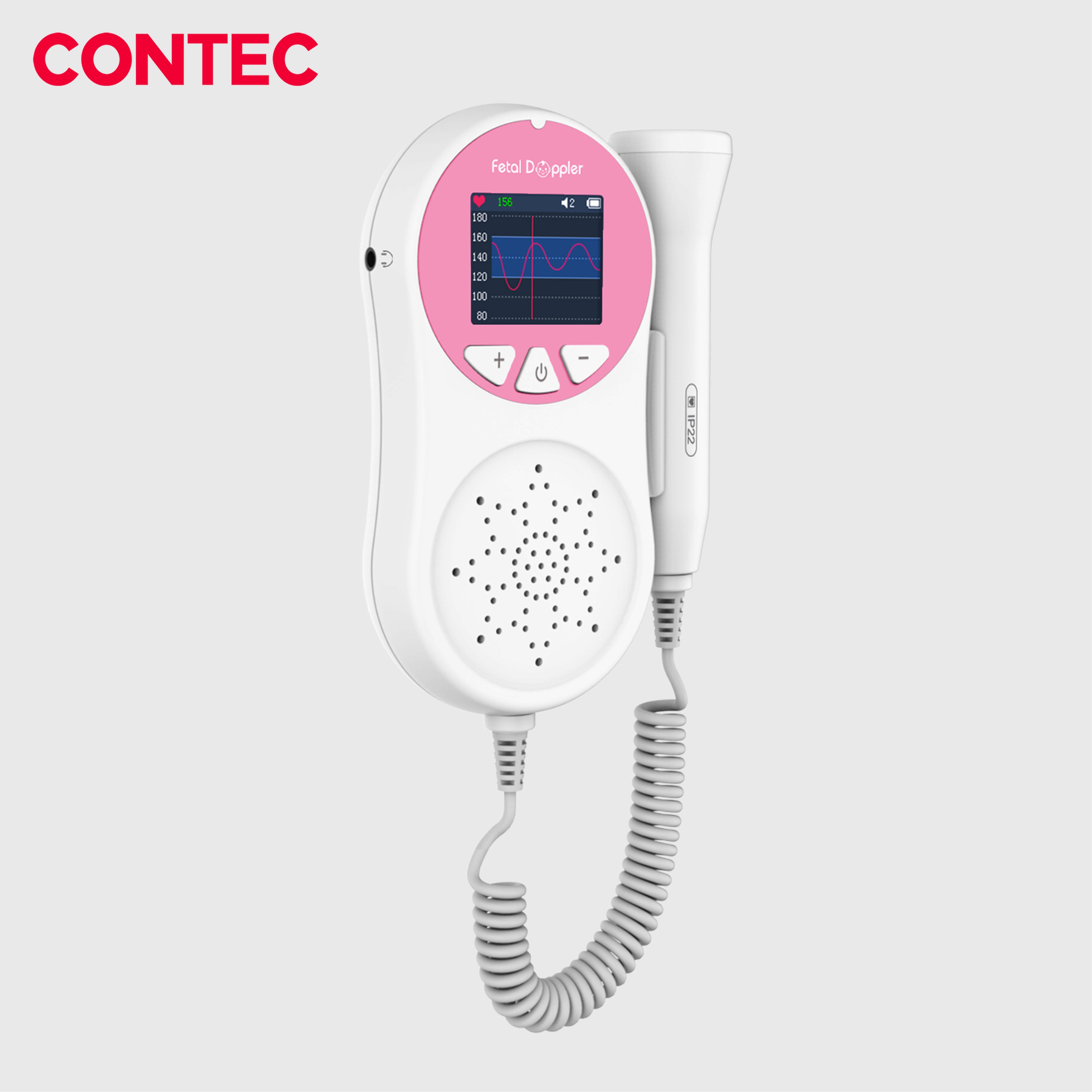 CONTEC10A Pocket Fetal Doppler – Portable Fetal Heart Rate Monitor.