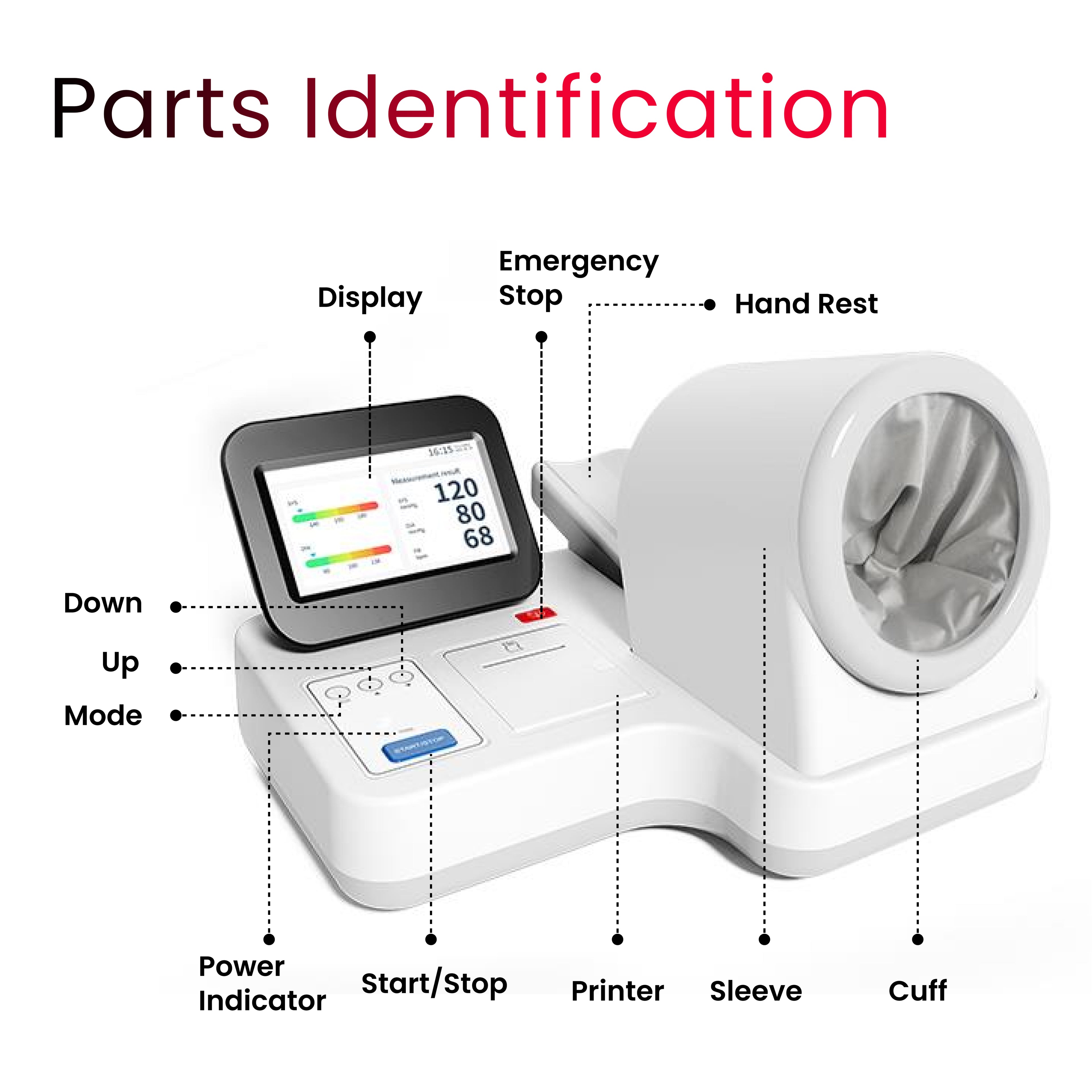 CONTEC07A fully automatic, upper-arm blood pressure monitor