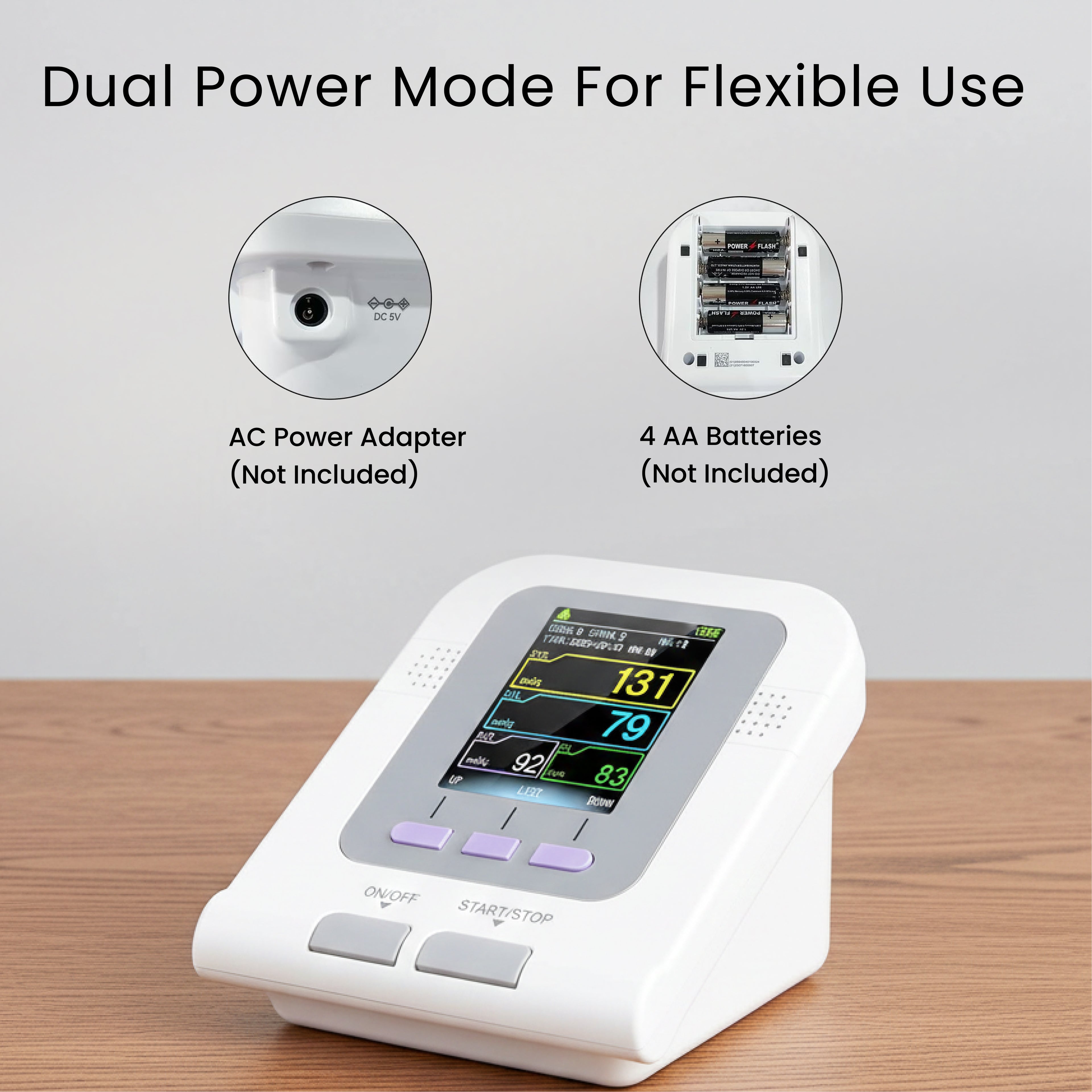 CONTEC08A Fully Automatic Digital Upper Arm Blood Pressure Monitor.