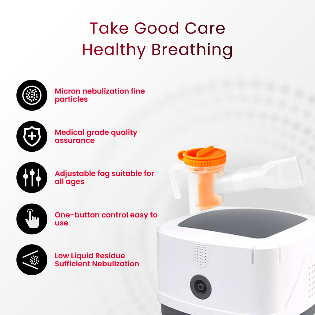 NE-J01 Compressor Nebulizer Machine – Fine Mist Respiratory therapy device.