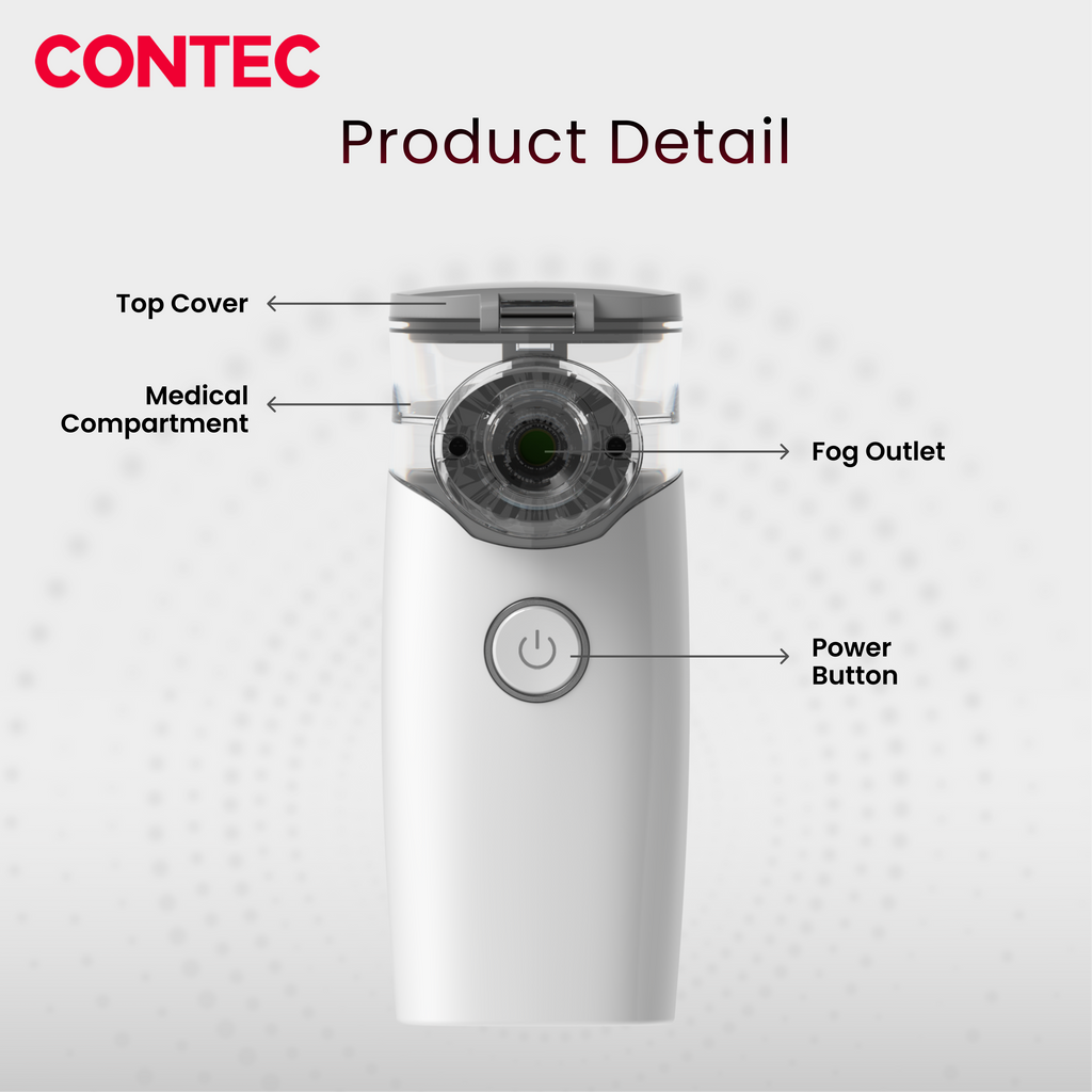 NE-M01L Mesh Nebulizer – Portable Ultrasonic Inhalation therapy device.