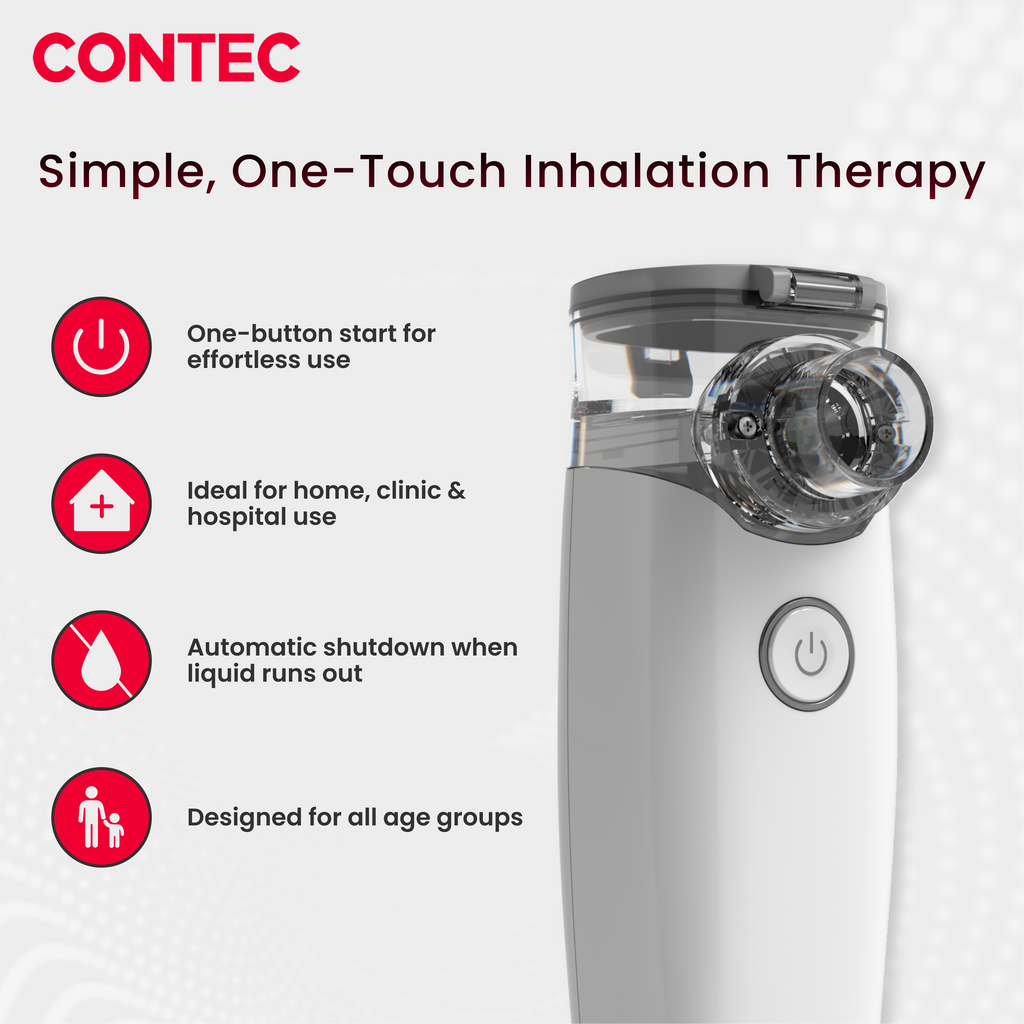 NE-M01L Mesh Nebulizer – Portable Ultrasonic Inhalation therapy device.