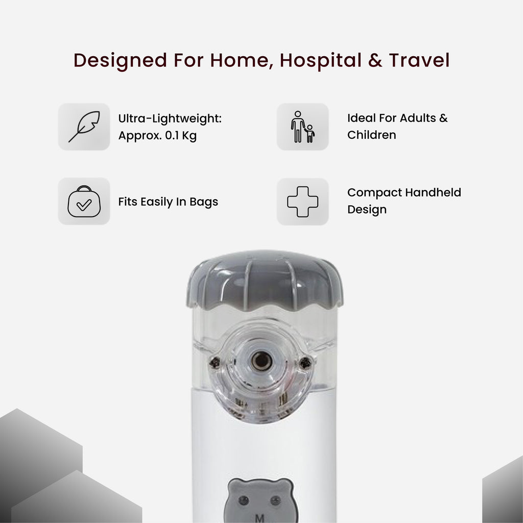 NE-M02 Mesh Nebulizer – Portable Ultrasonic Inhalation therapy device.