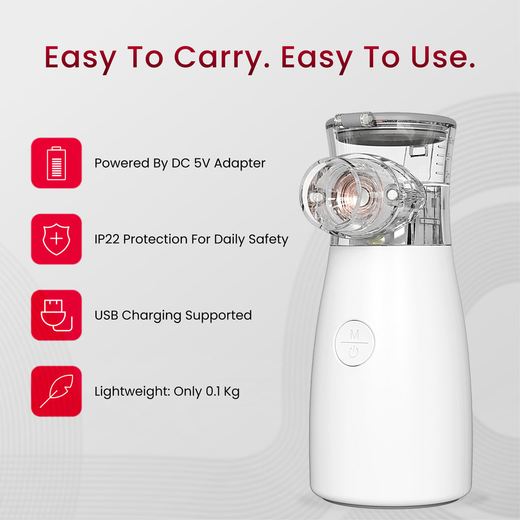 NE-M03 Mesh Nebulizer – Portable Ultrasonic Inhalation therapy device.